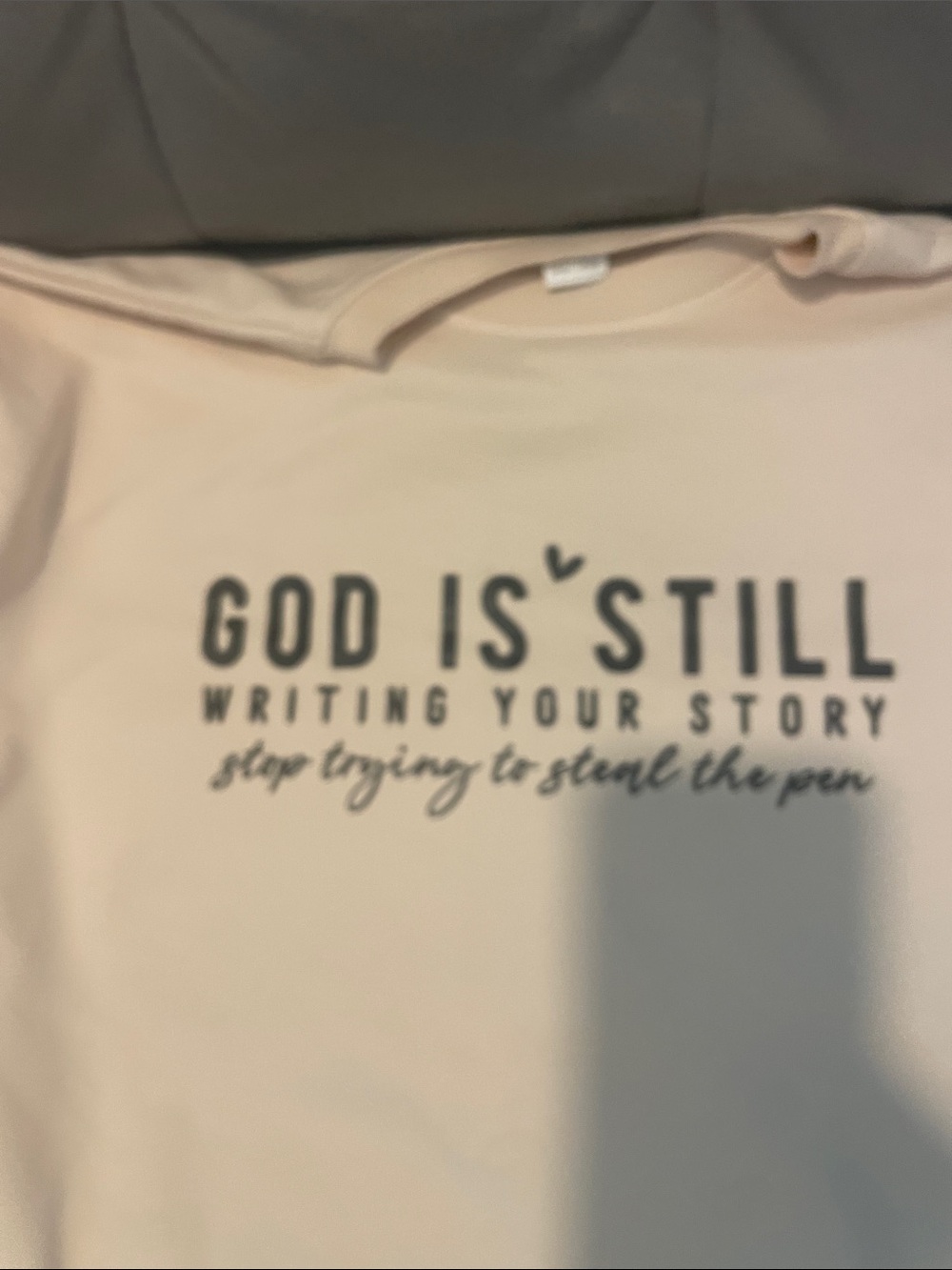 God Is Still Writing Your Story Kids Tee - Cream